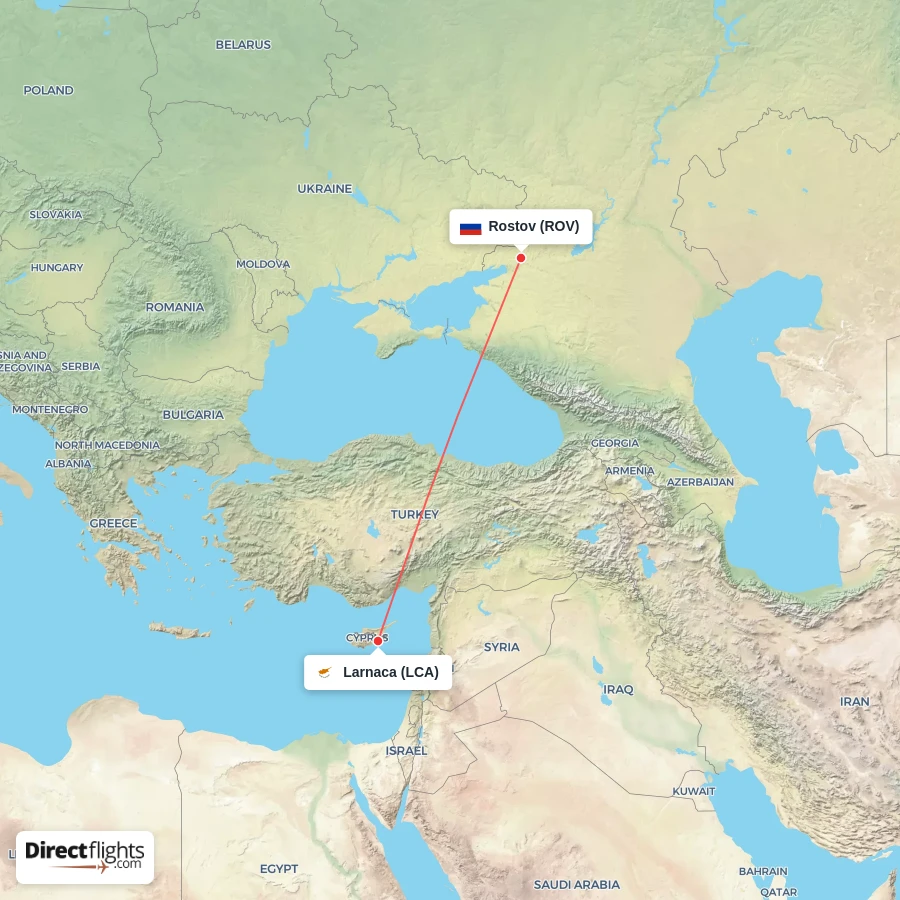 ROV - LCA route map