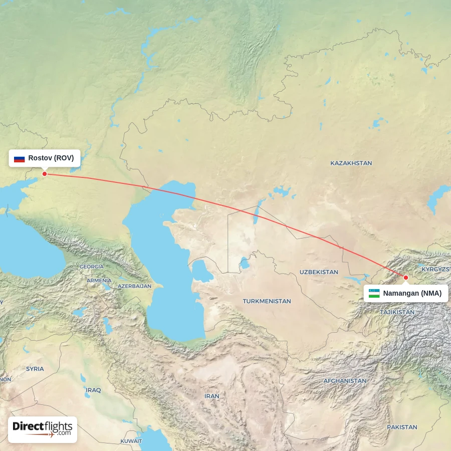 ROV - NMA route map