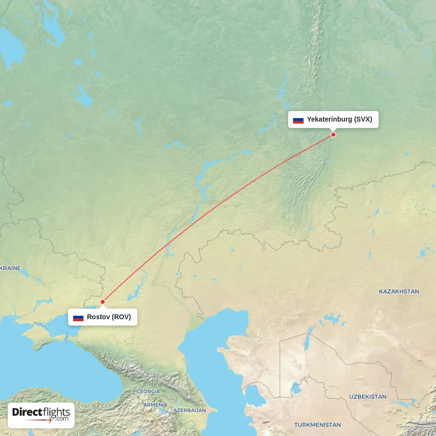 ROV - SVX route map