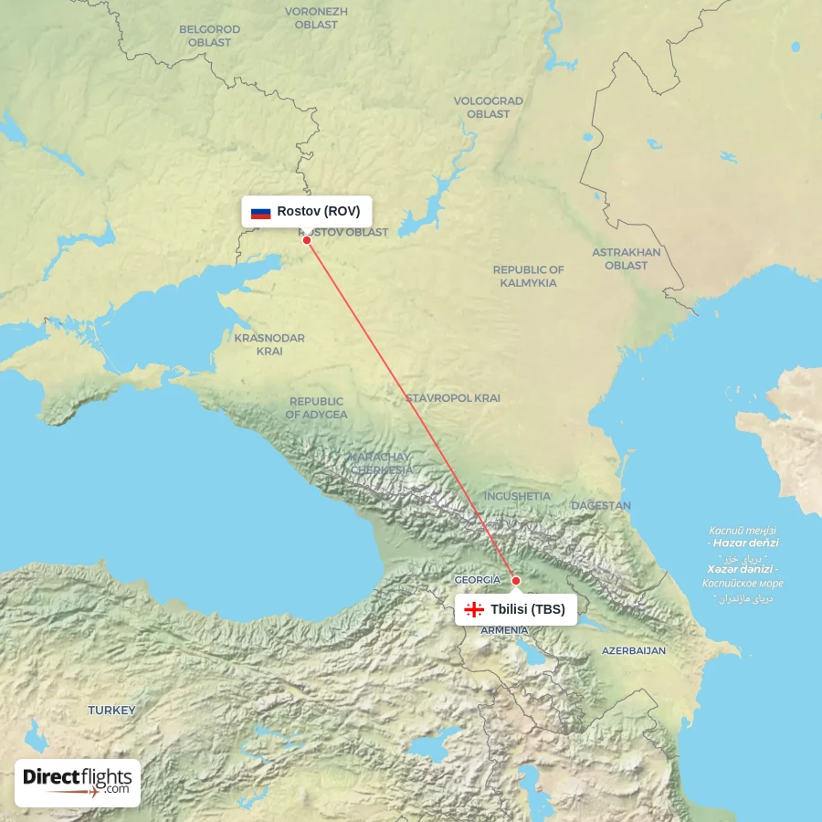 ROV - TBS route map