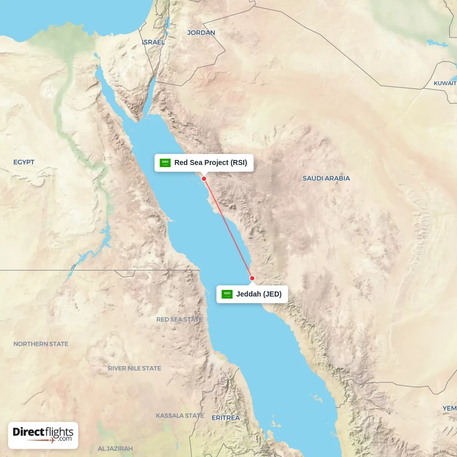 RSI - JED route map