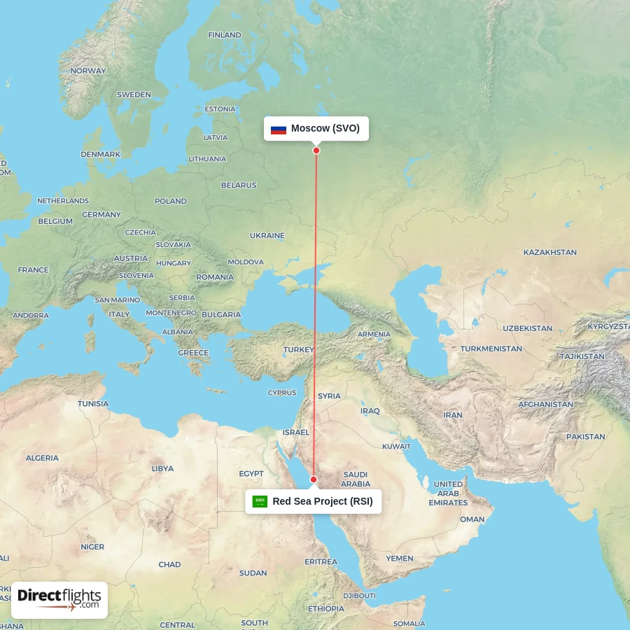 RSI - SVO route map