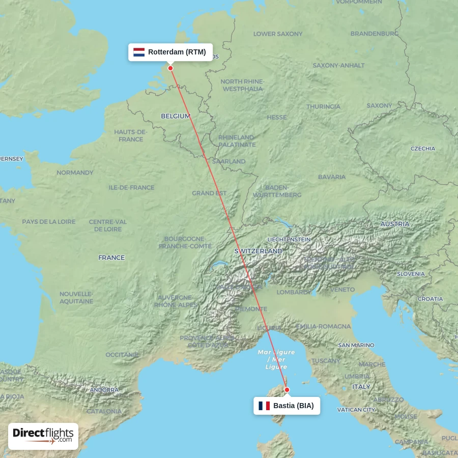 RTM - BIA route map