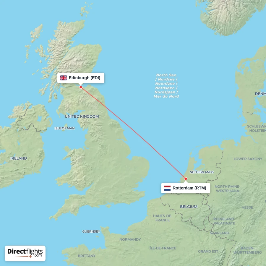 RTM - EDI route map