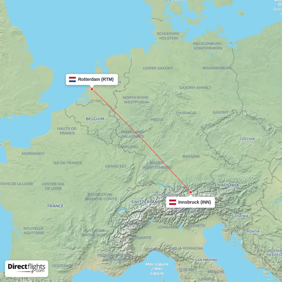 RTM - INN route map
