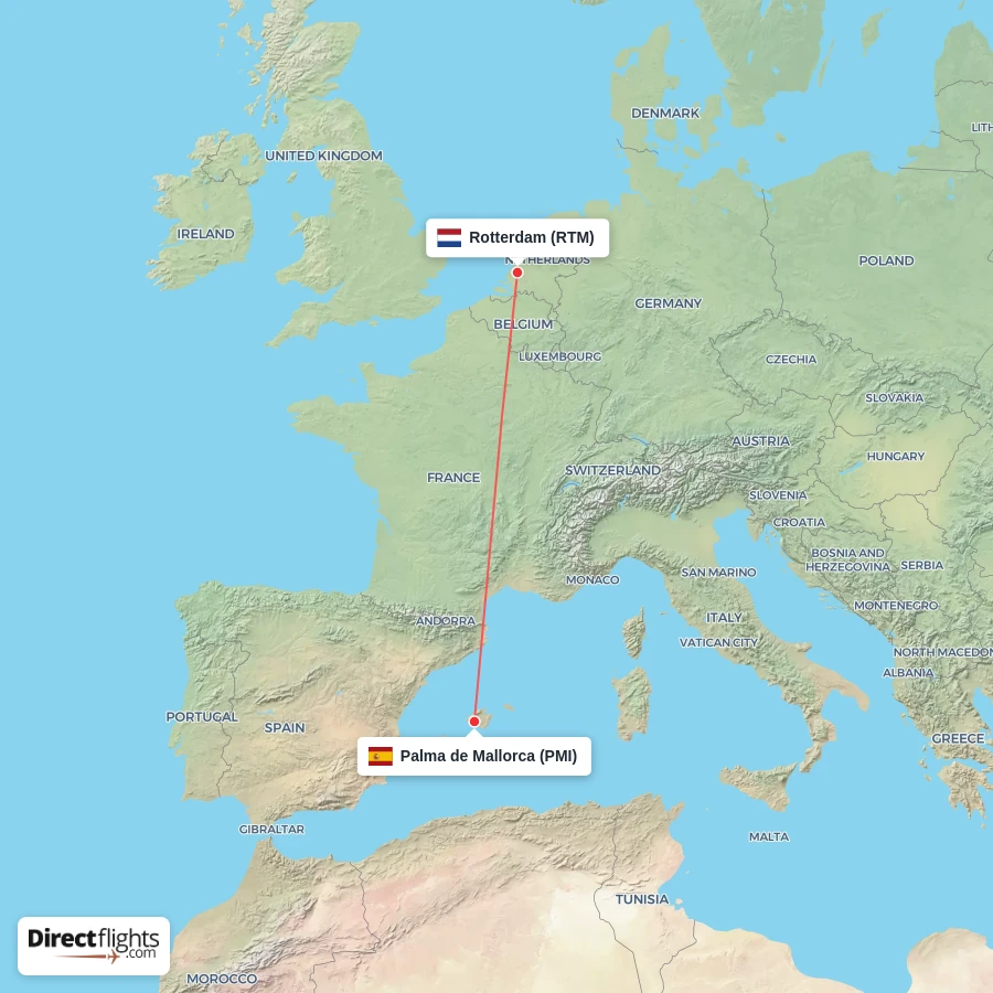 RTM - PMI route map