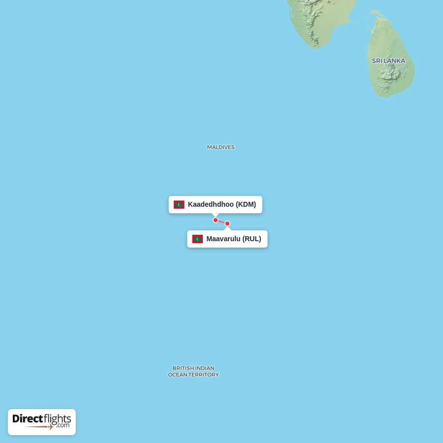 RUL - KDM route map