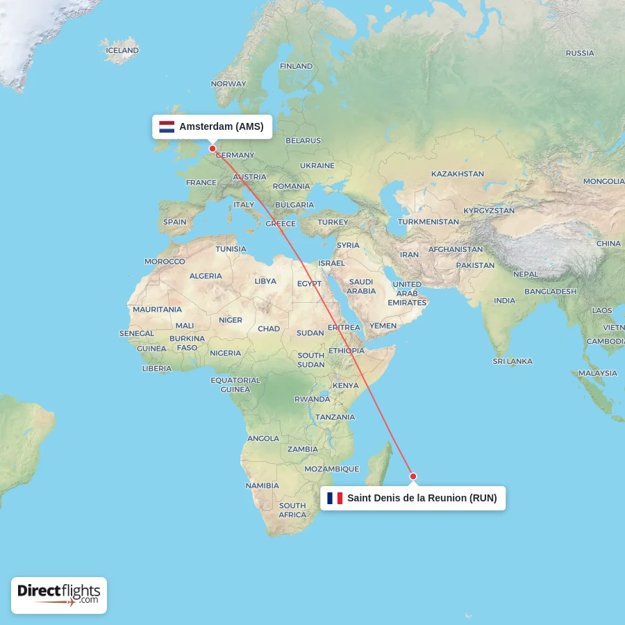 RUN - AMS route map