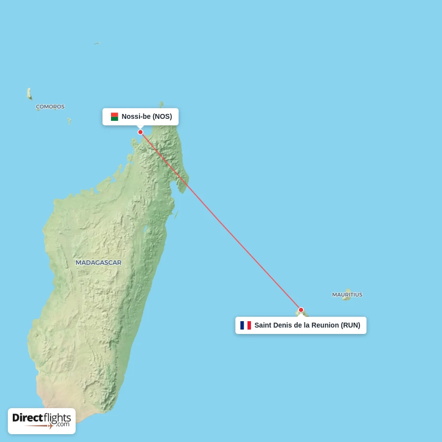 RUN - NOS route map
