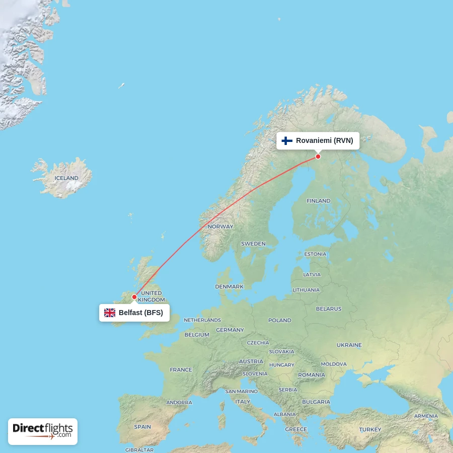 RVN - BFS route map
