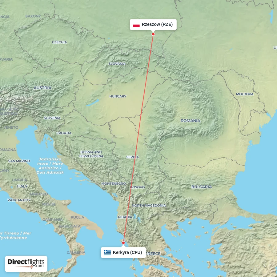 RZE - CFU route map