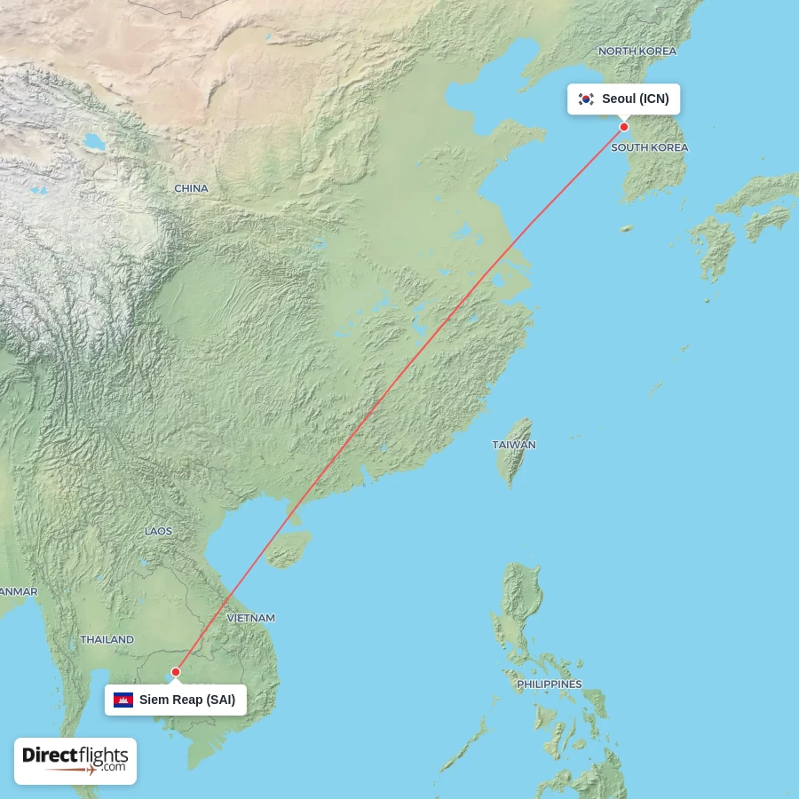 SAI - ICN route map