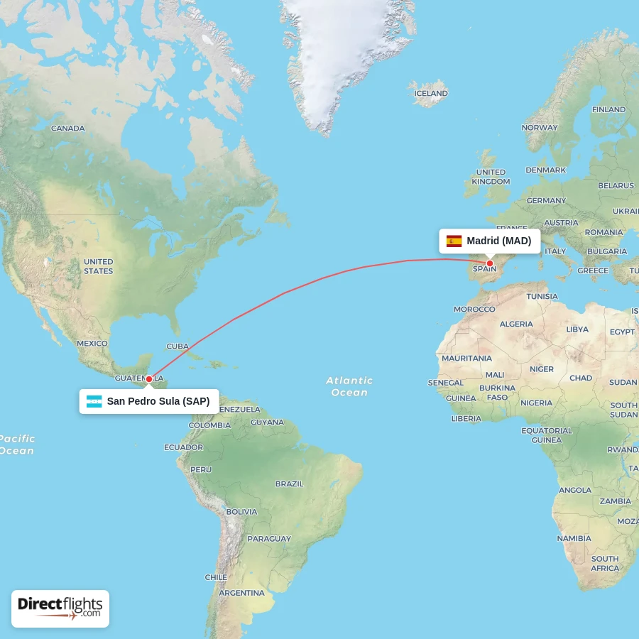 SAP - MAD route map