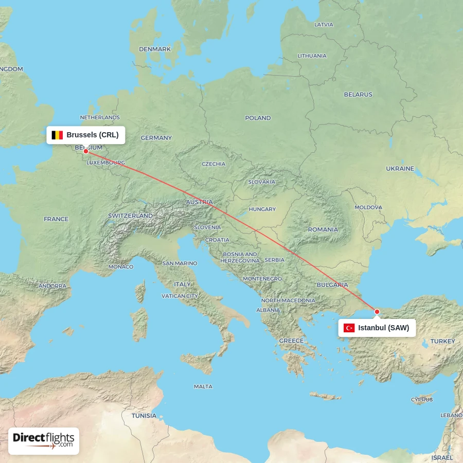 SAW - CRL route map