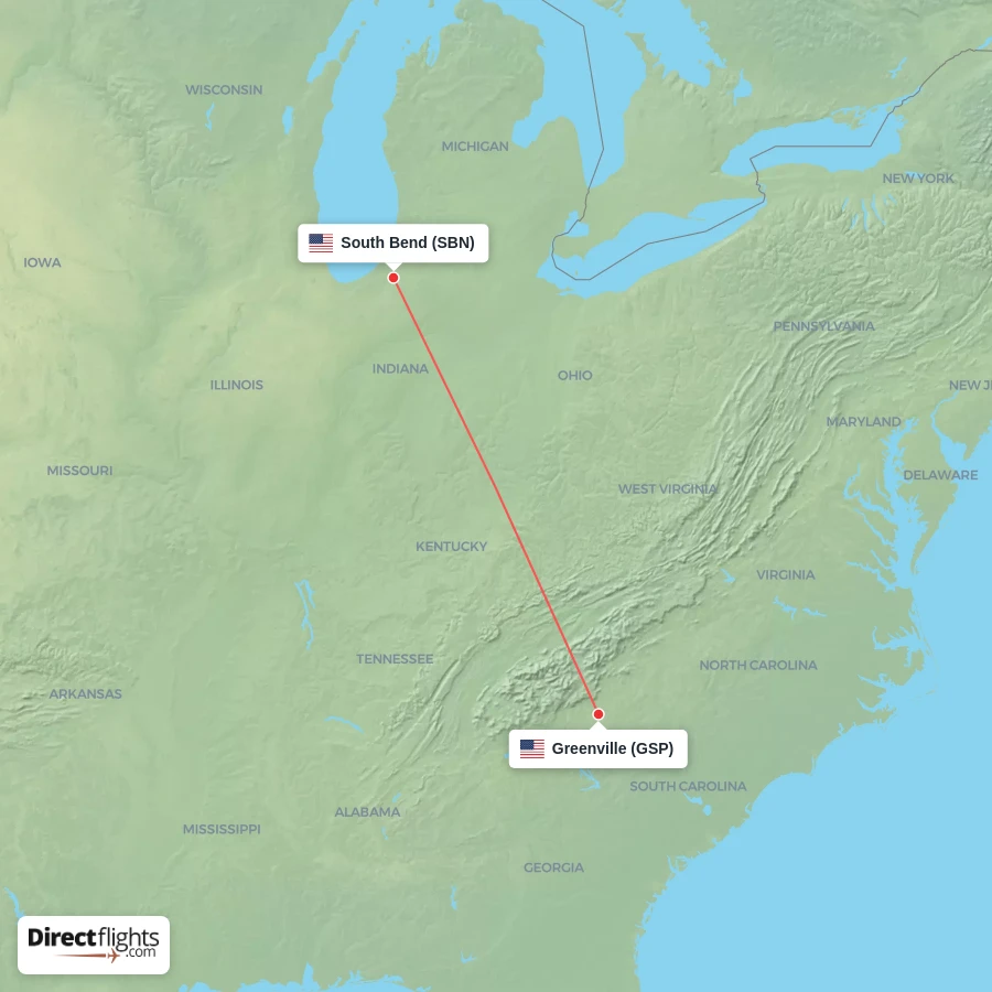 SBN - GSP route map