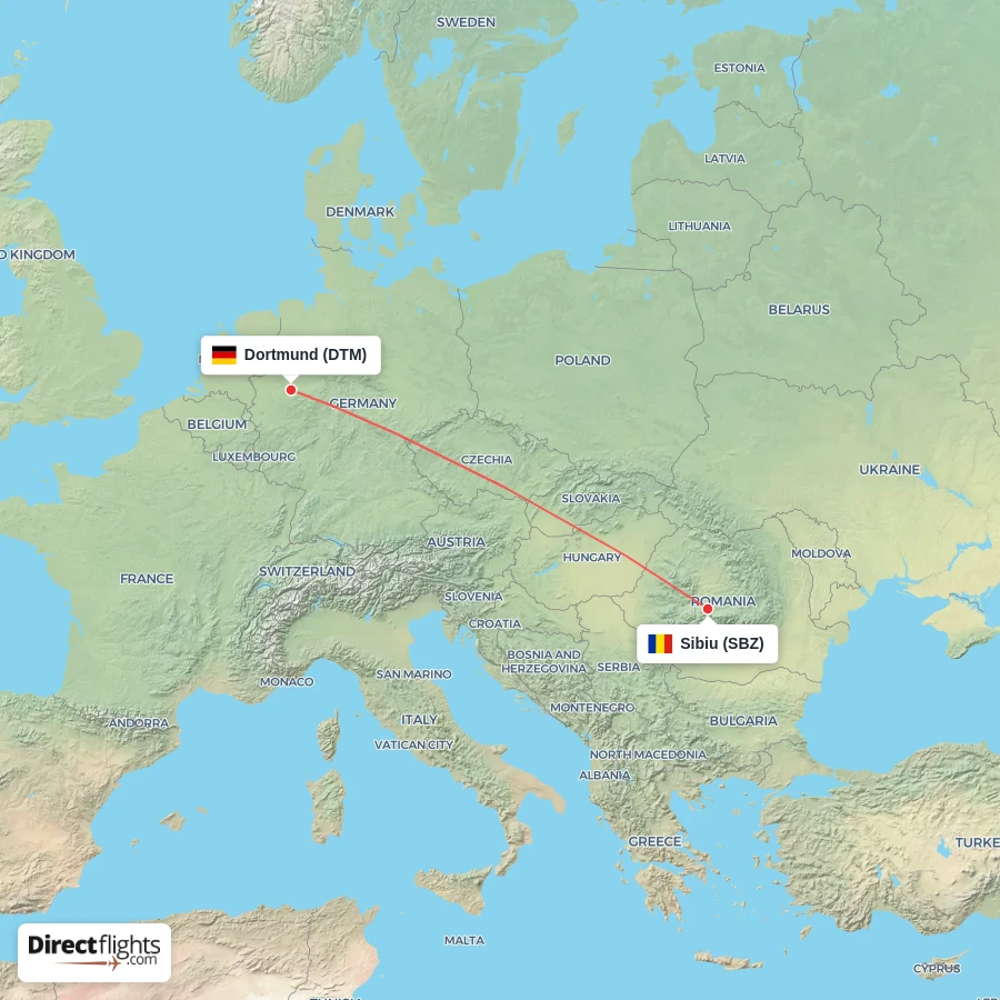 SBZ - DTM route map