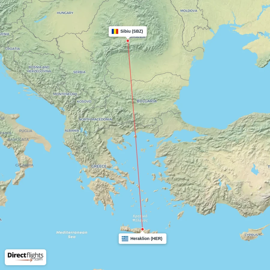 SBZ - HER route map