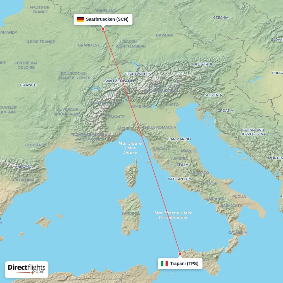 SCN - TPS route map
