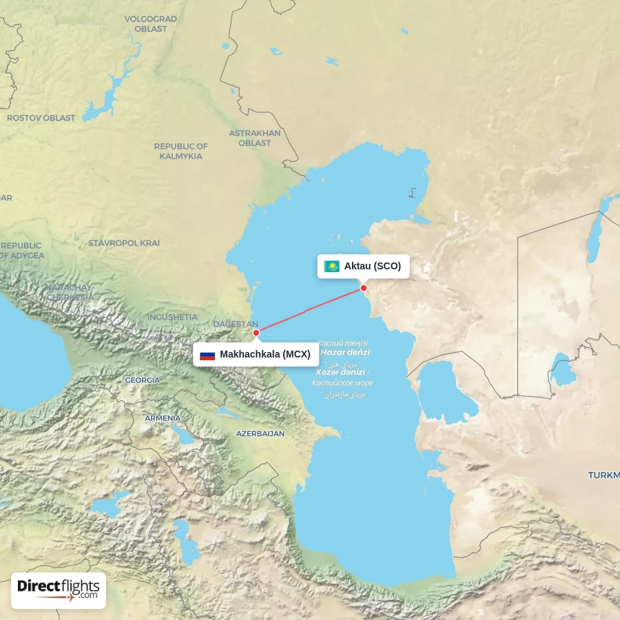SCO - MCX route map