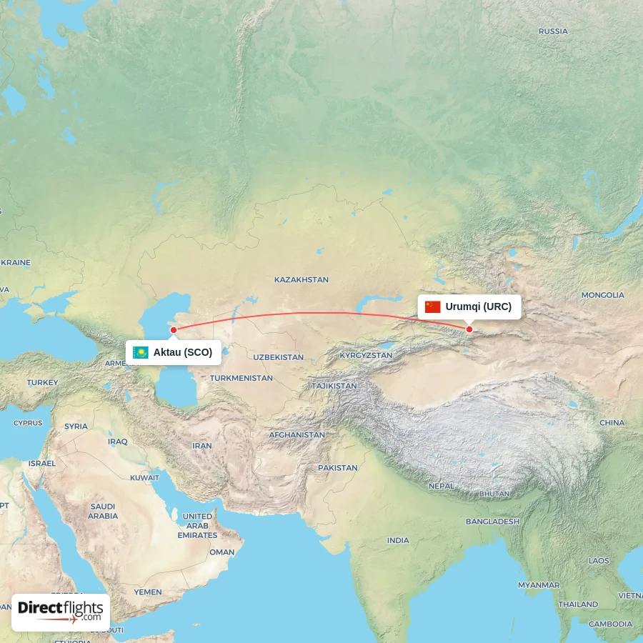 SCO - URC route map