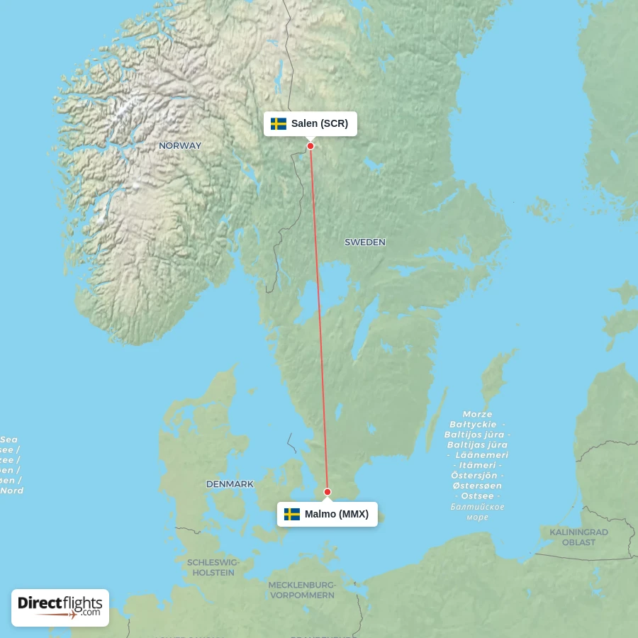 SCR - MMX route map