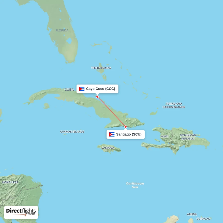 SCU - CCC route map