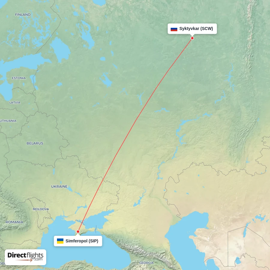 SCW - SIP route map