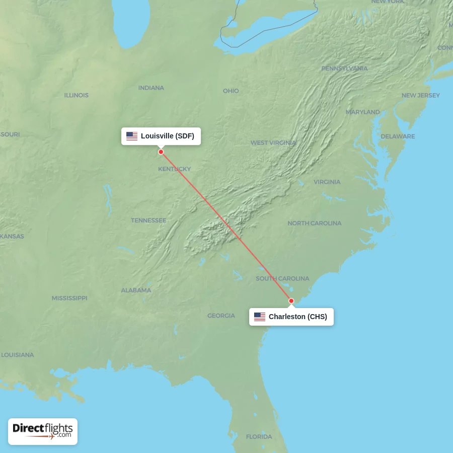 SDF - CHS route map
