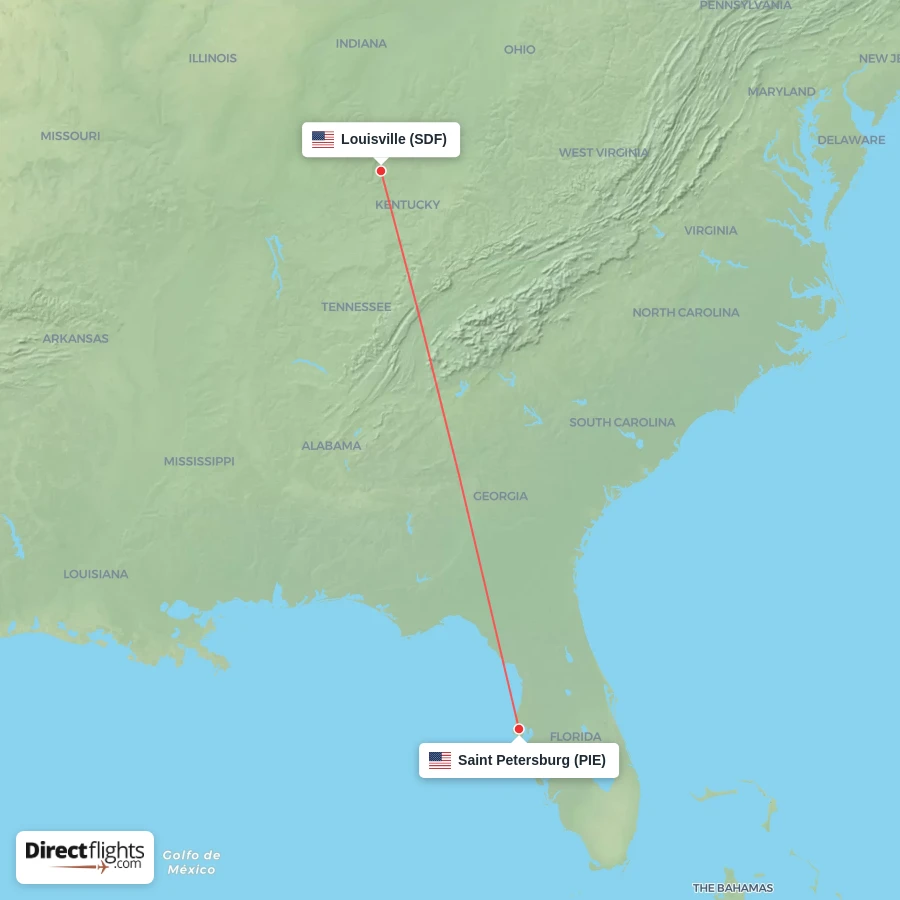 SDF - PIE route map