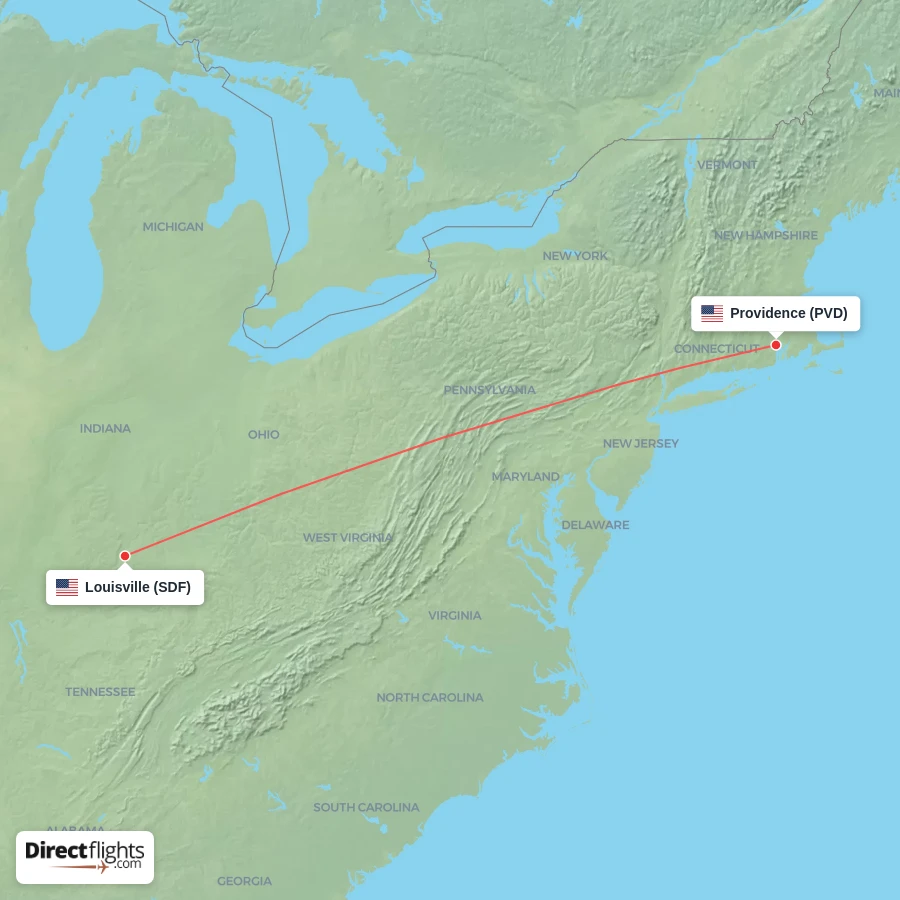 SDF - PVD route map
