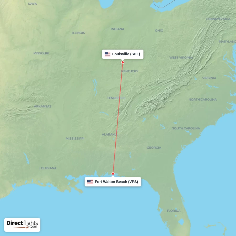 SDF - VPS route map
