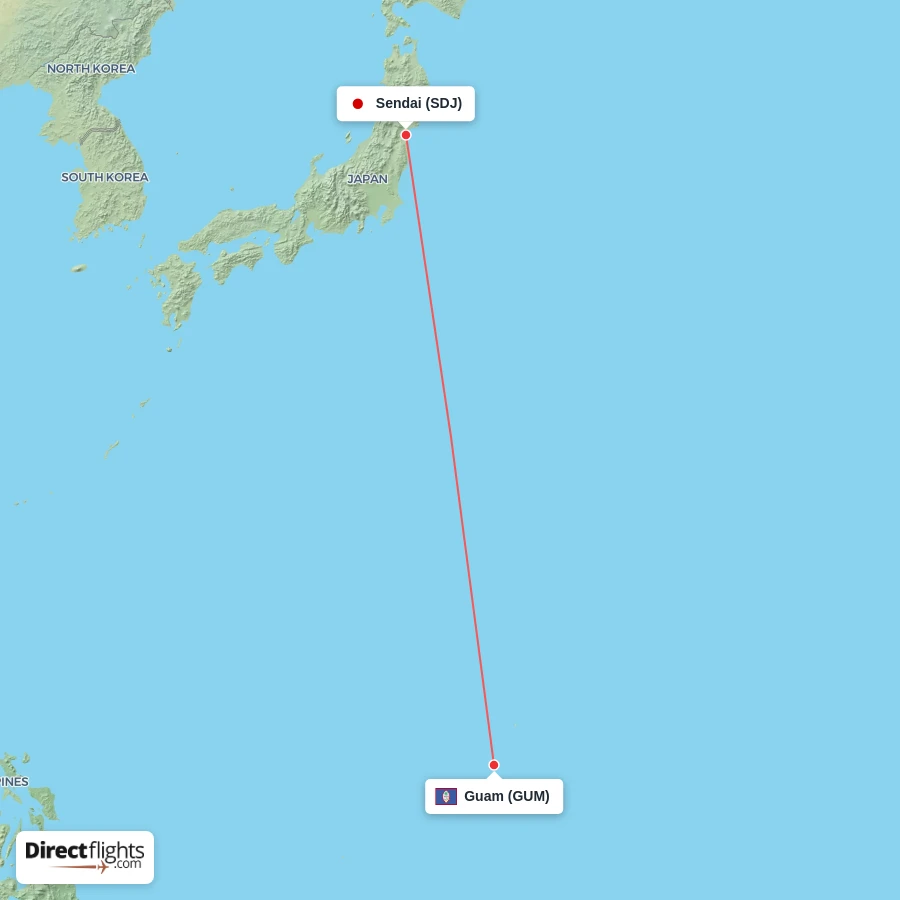 SDJ - GUM route map