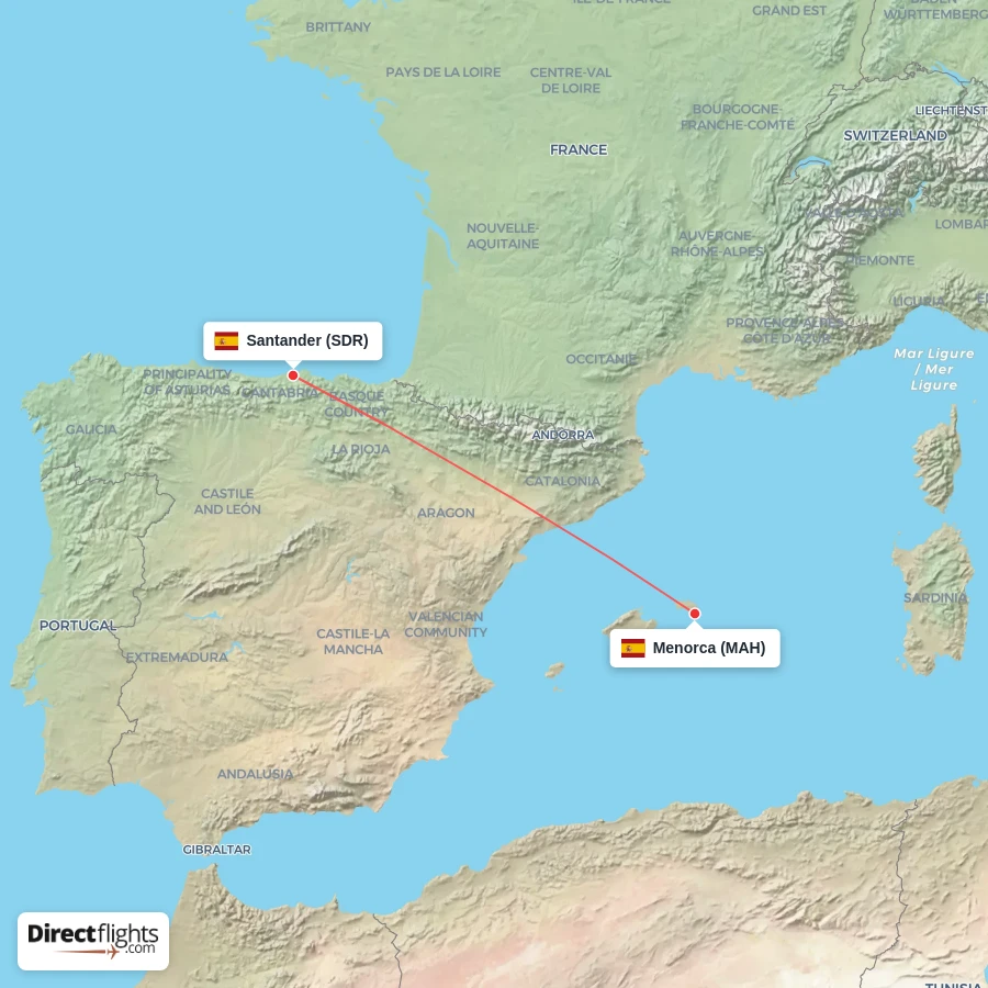 SDR - MAH route map