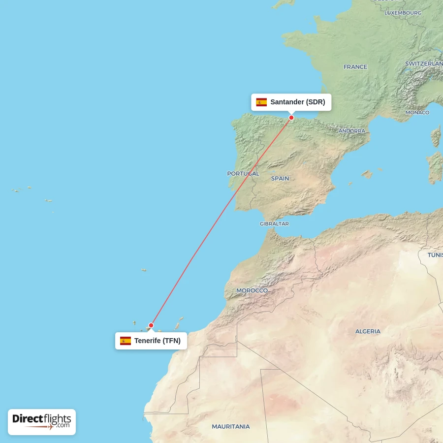 SDR - TFN route map