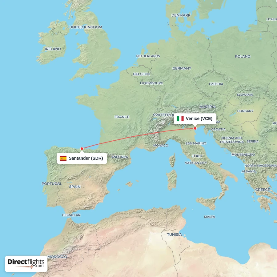 SDR - VCE route map