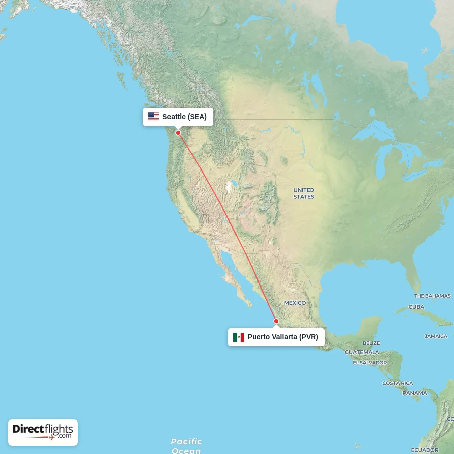 SEA - PVR route map