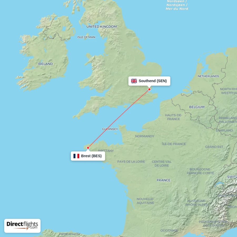 SEN - BES route map