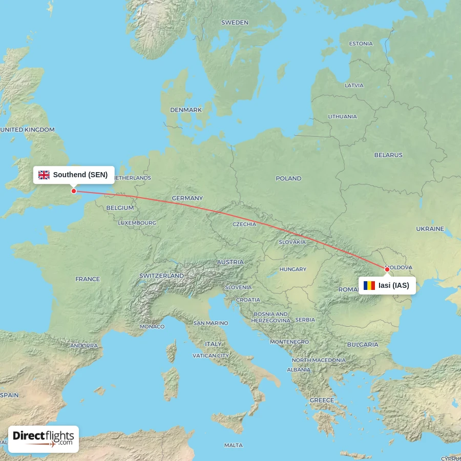 SEN - IAS route map