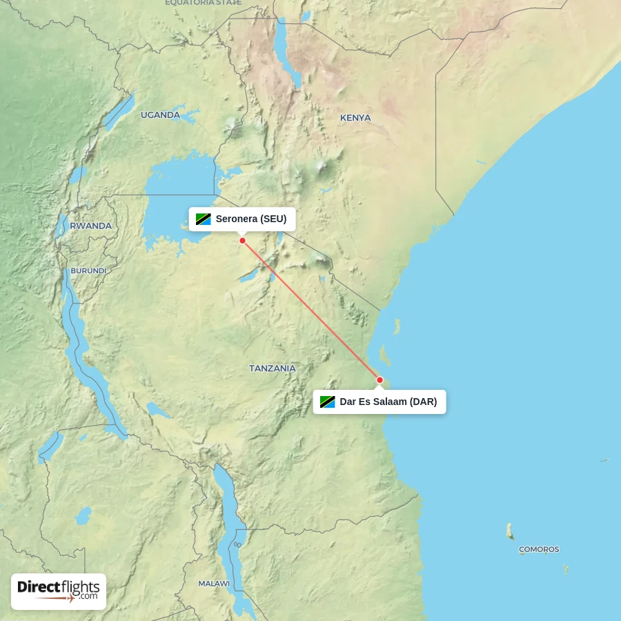 SEU - DAR route map