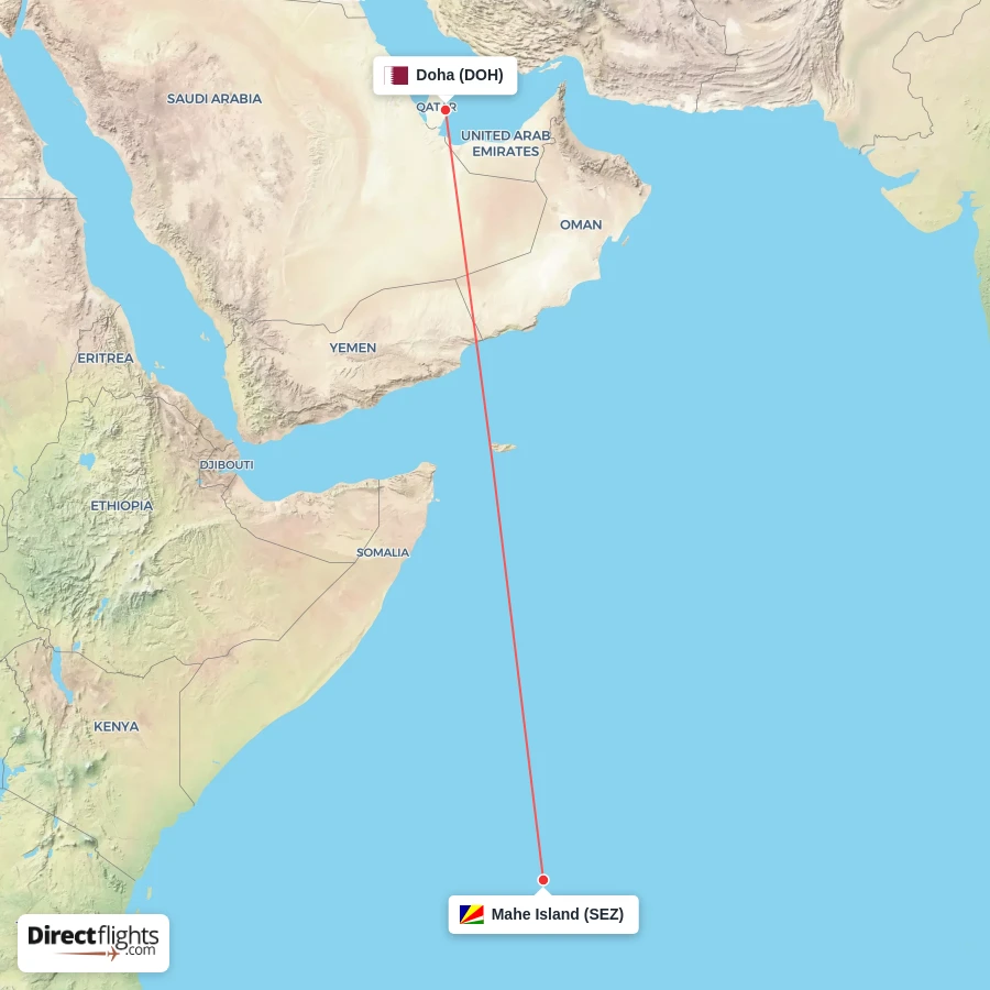 SEZ - DOH route map
