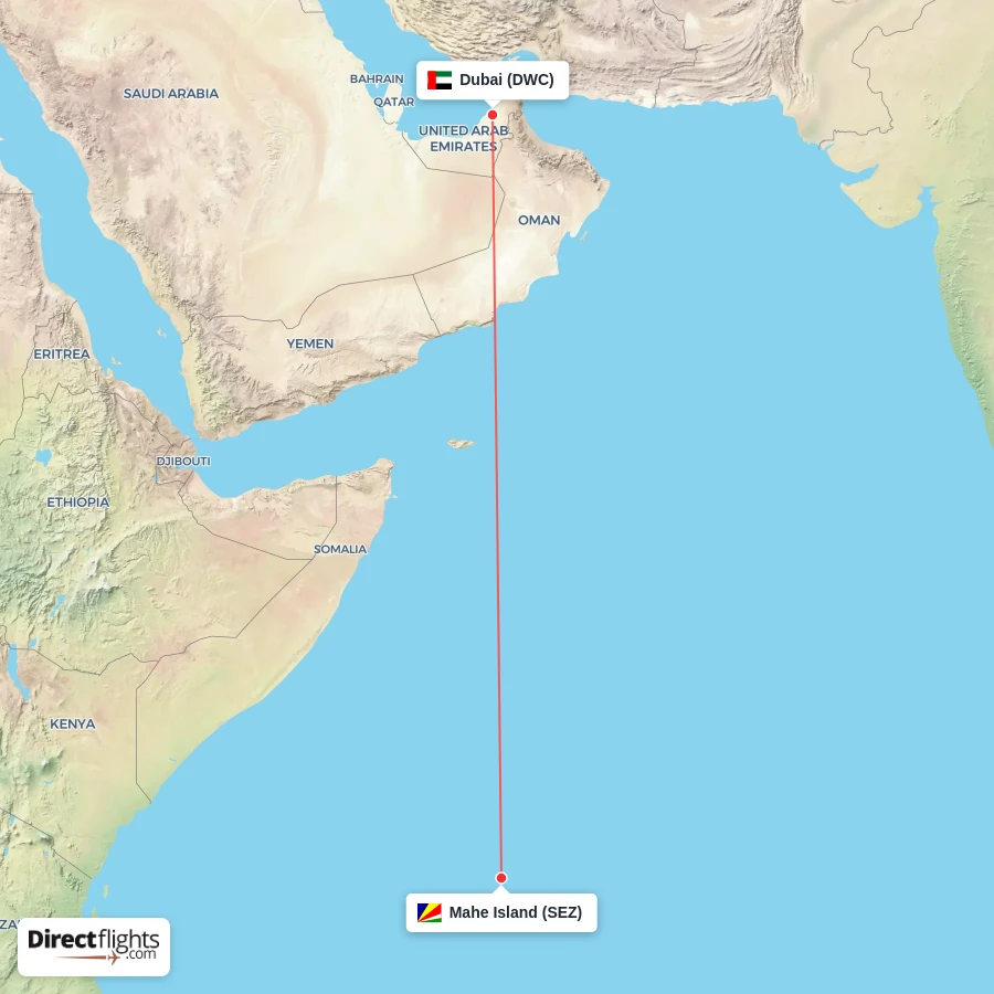 SEZ - DWC route map