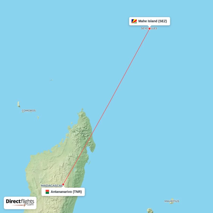 SEZ - TNR route map