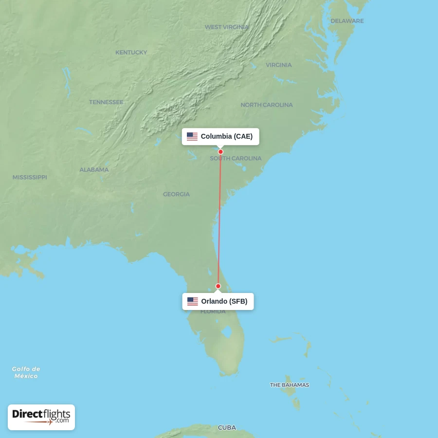 SFB - CAE route map