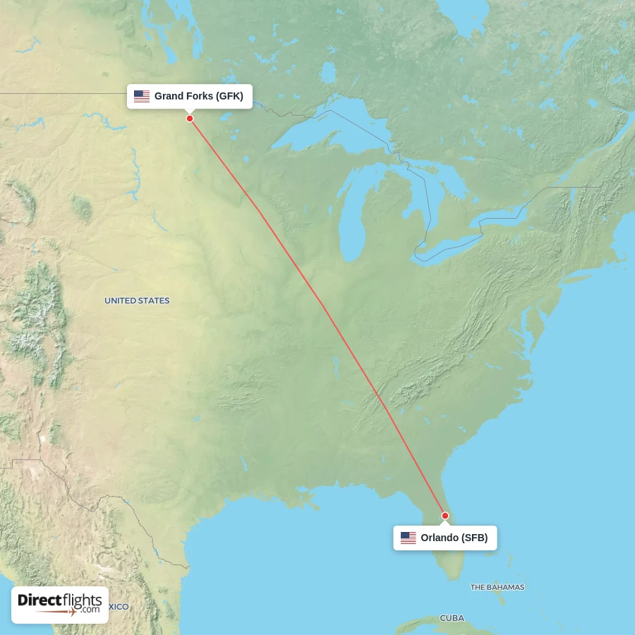 SFB - GFK route map