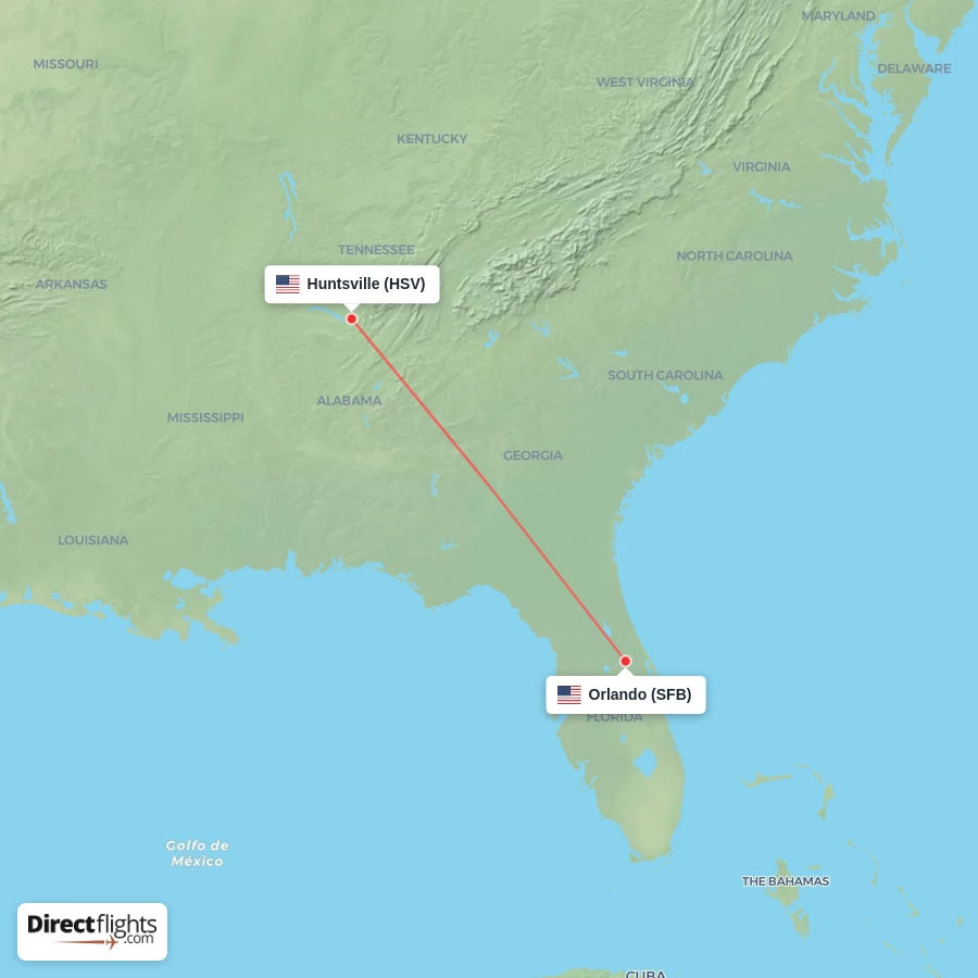 SFB - HSV route map
