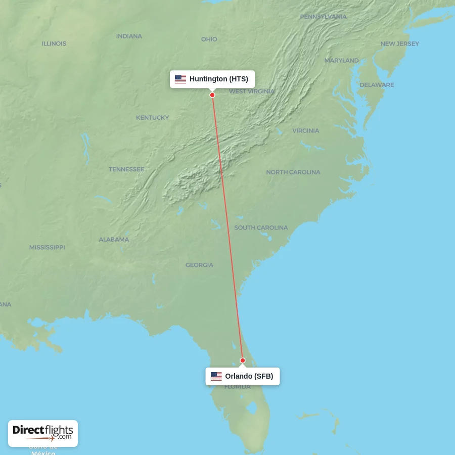 SFB - HTS route map
