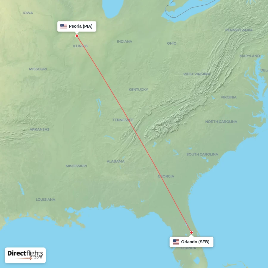 SFB - PIA route map