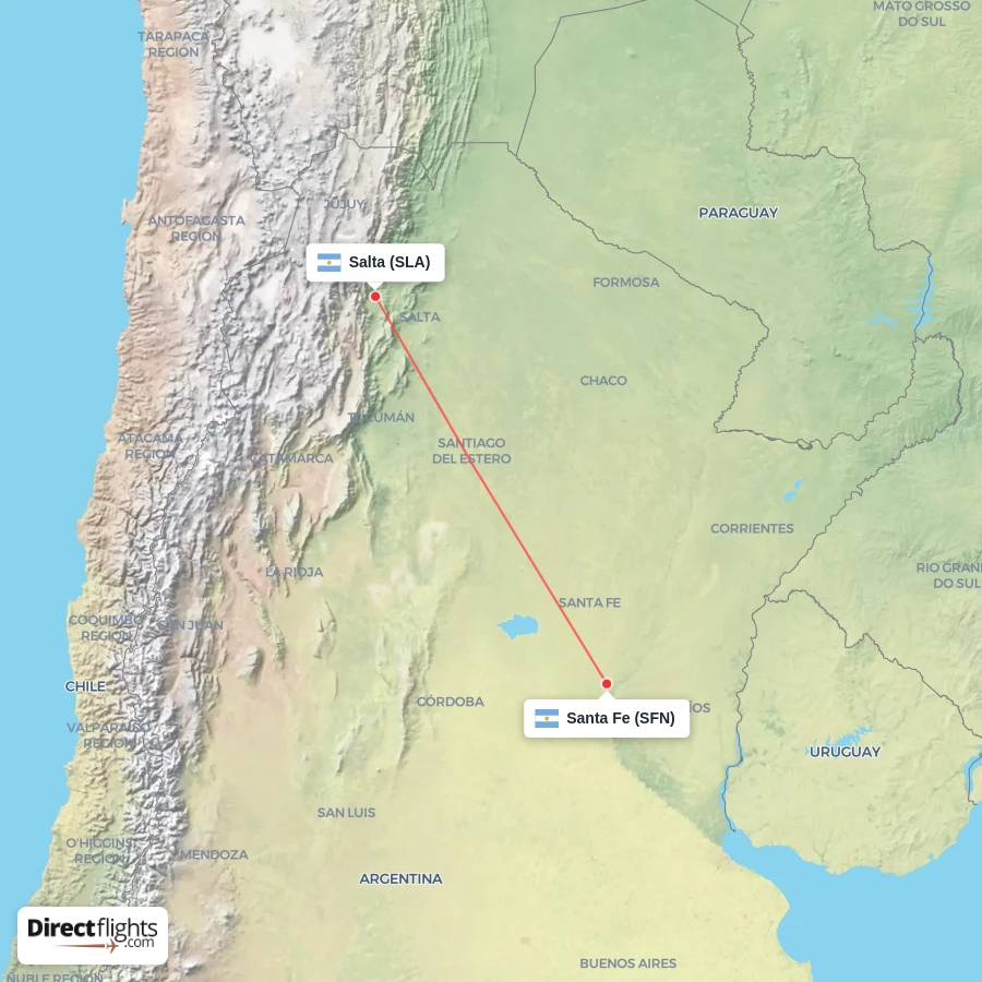 SFN - SLA route map