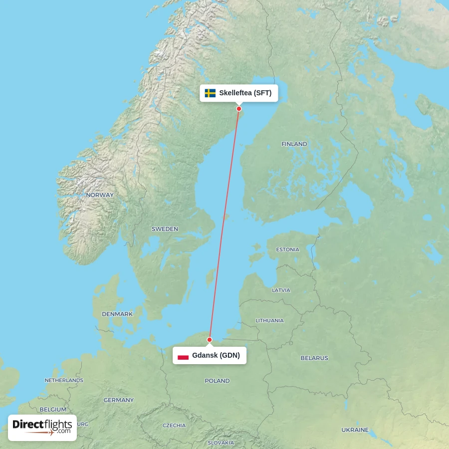SFT - GDN route map