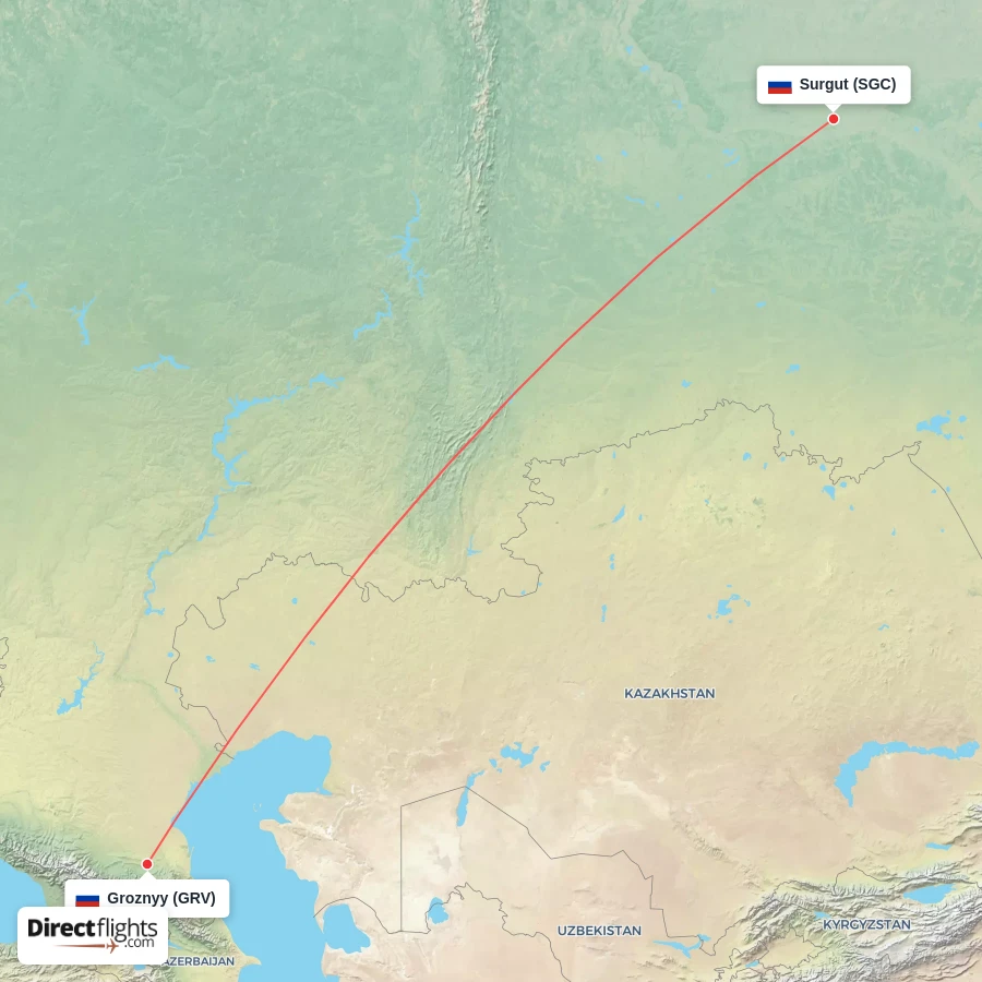 SGC - GRV route map